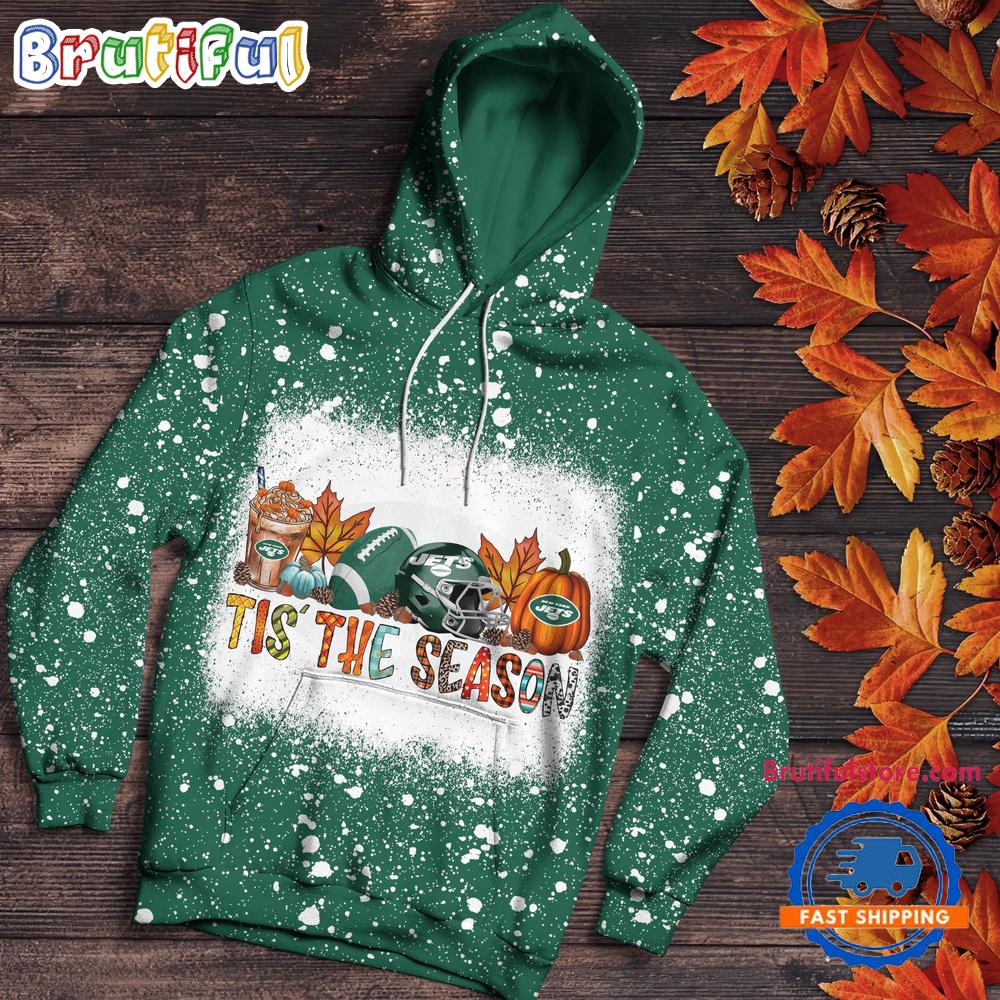 NFL New York Jets Tis The Season Special Pumpkin Halloween Hoodie Shirt