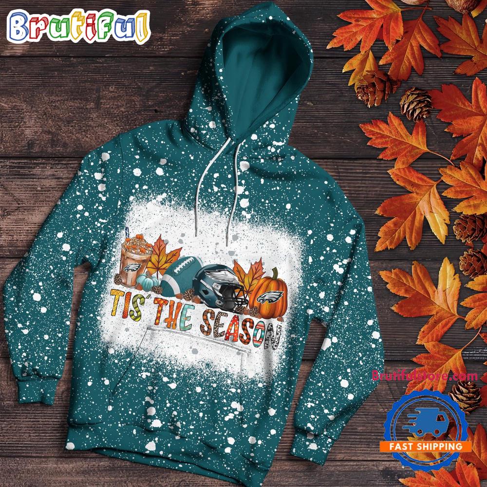 NFL Philadelphia Eagles Tis The Season Special Pumpkin Halloween Hoodie Shirt