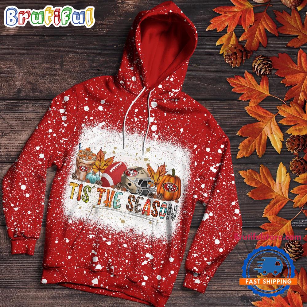 NFL San Francisco 49ers Tis The Season Special Pumpkin Halloween Hoodie Shirt