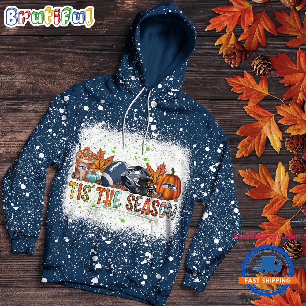NFL Seattle Seahawks Tis The Season Special Pumpkin Halloween Hoodie Shirt