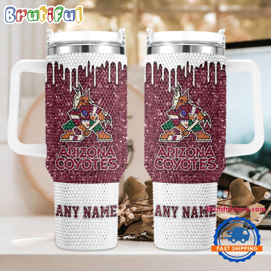 NHL Arizona Coyotes Personalized Stanley Diamond Tumbler 40oz