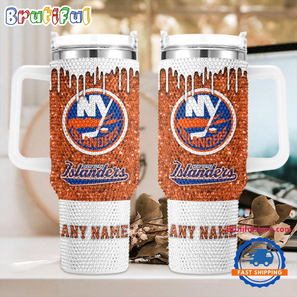 NHL New York Islanders Personalized Stanley Diamond Tumbler 40oz
