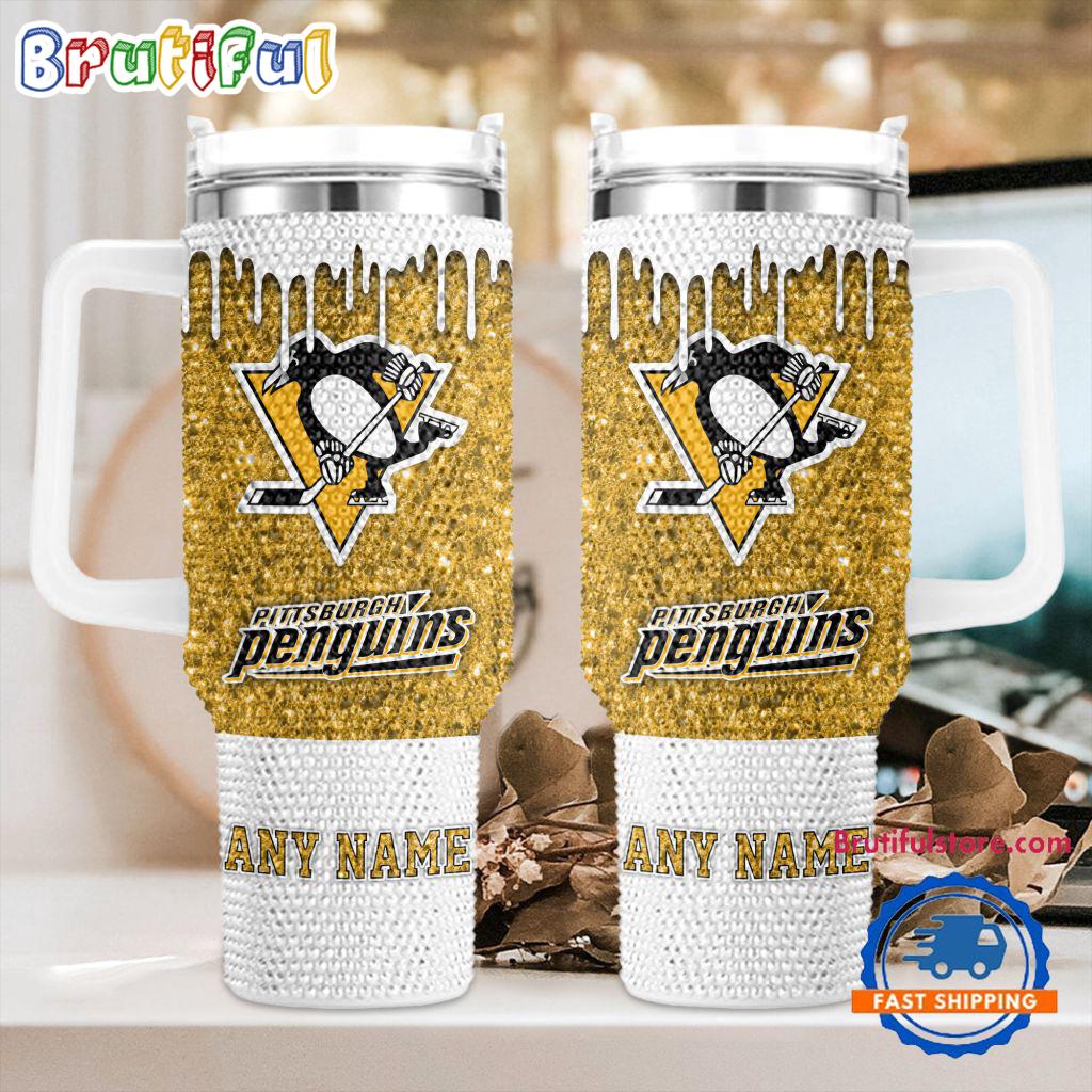 NHL Pittsburgh Penguins Personalized Stanley Diamond Tumbler 40oz