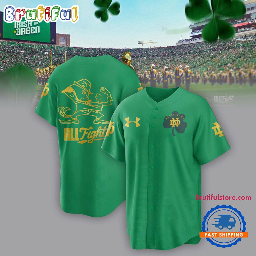 Notre Dame Irish Wear Green Jersey Shirt