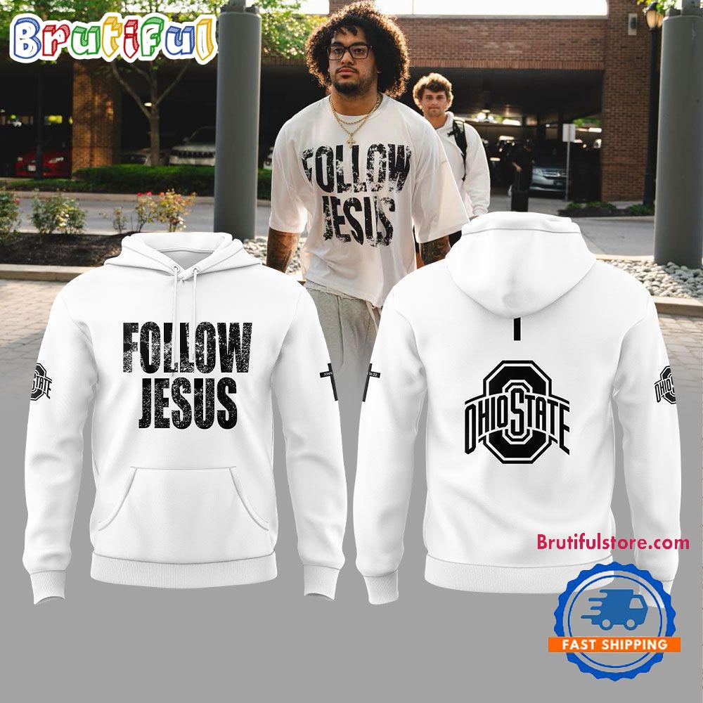 Ohio State Football Jesus Won 2024 Hoodie Shirt