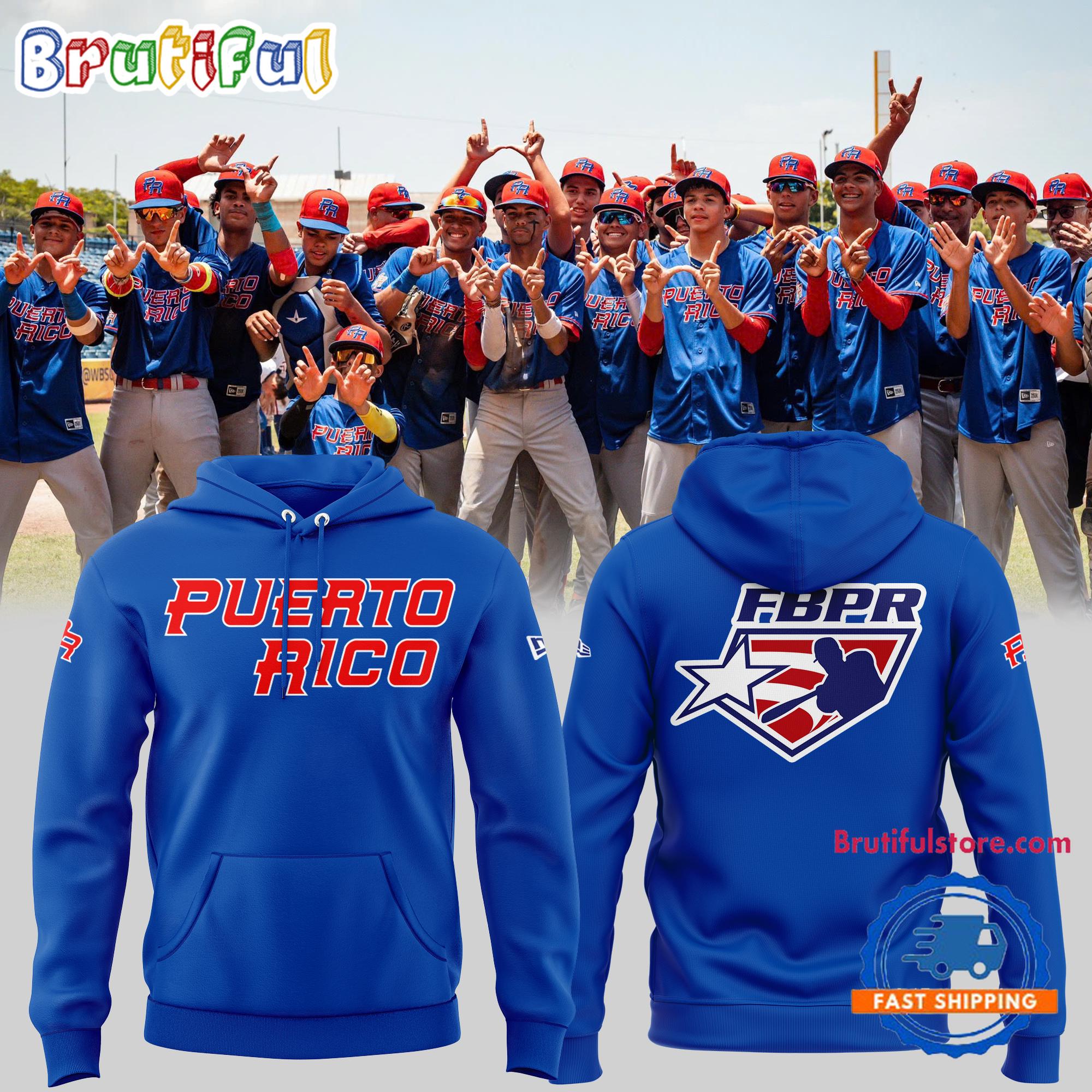 Puerto Rico 2024 WBSC U15 Baseball World Cup Hoodie Shirt