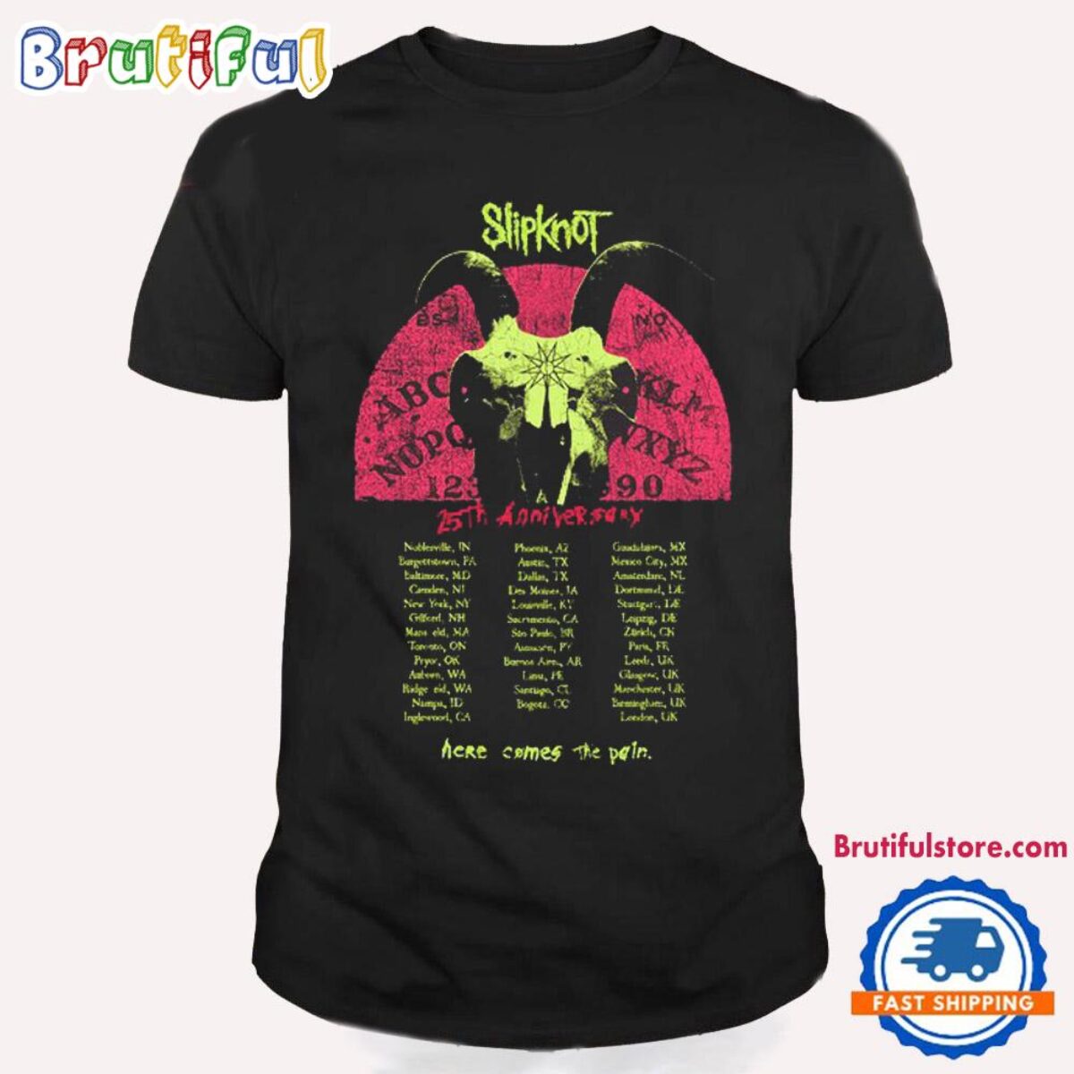 slipknot 25th Tシャツ　XL slipknot-25th-anniversary-here