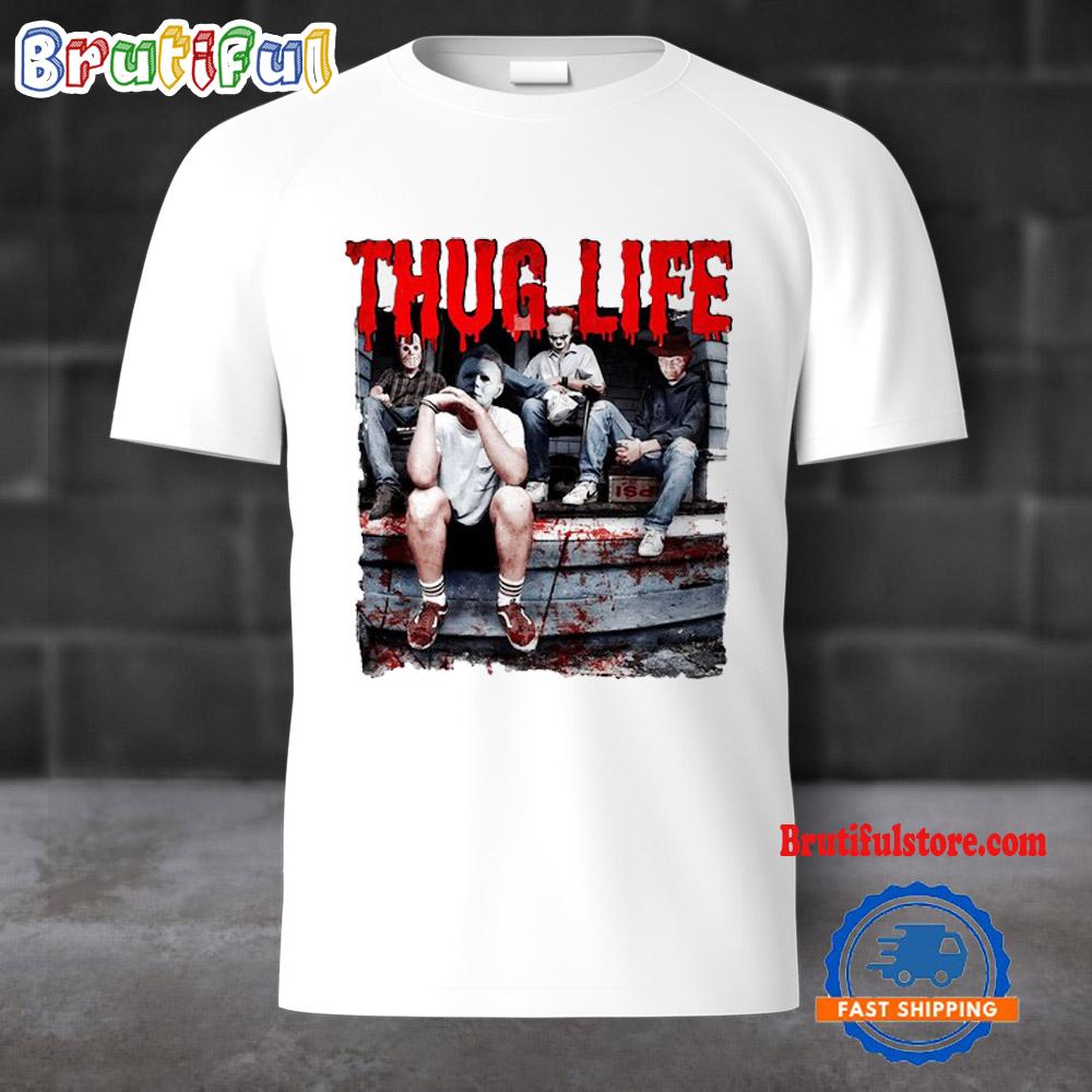 Thug Life Movies Horro Character Halloween T Shirt