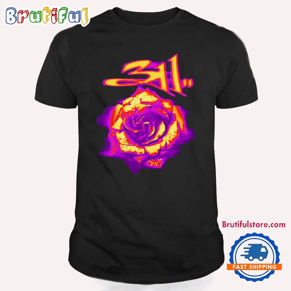 311 Band Full Bloom Rose Vintage T Shirt