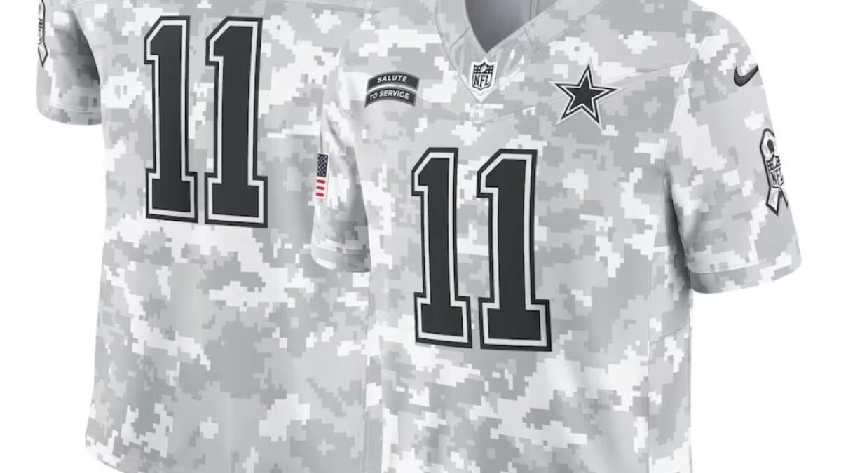 NFLサルートトゥサービスJersey　ダラスカウボーイズ Dallas Cowboys 2024 NFL Salute to Service Club Arctic Camo Custom