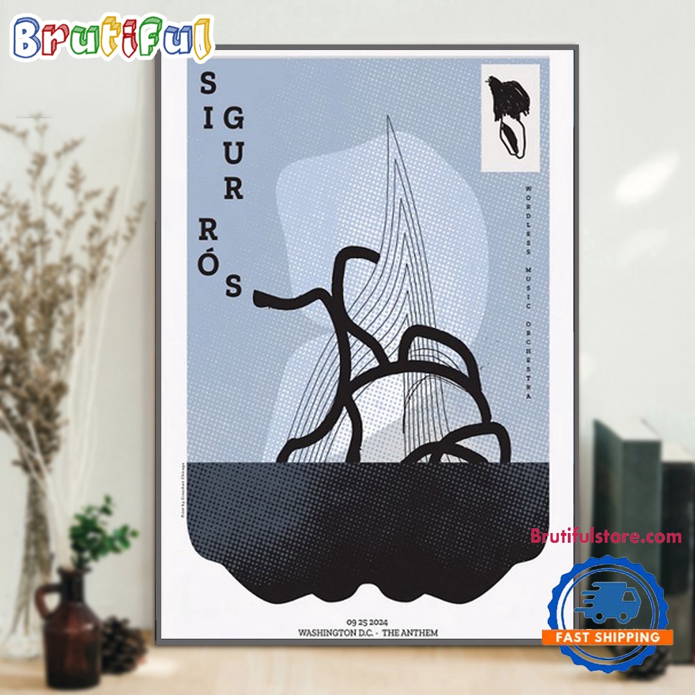 Sigur RC3B3s September 25 2024 Anthem Washington DC Band Tour Poster Canvas ca0gv8.jpg