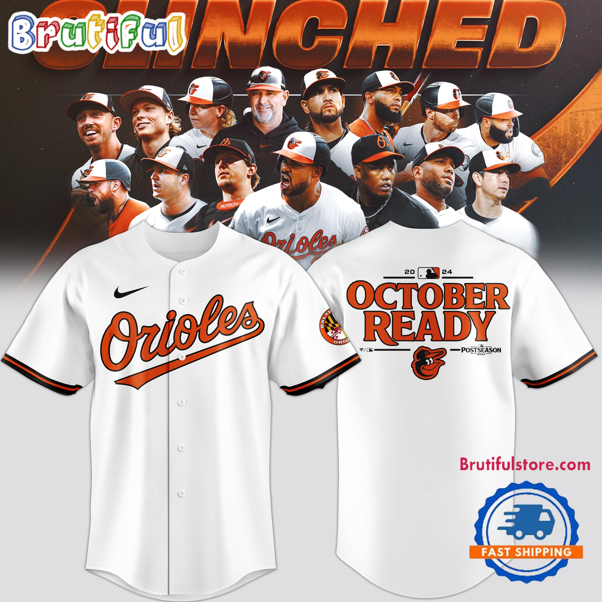 Baltimore Orioles 2024 MLB Postseason October Ready Jersey Shirt