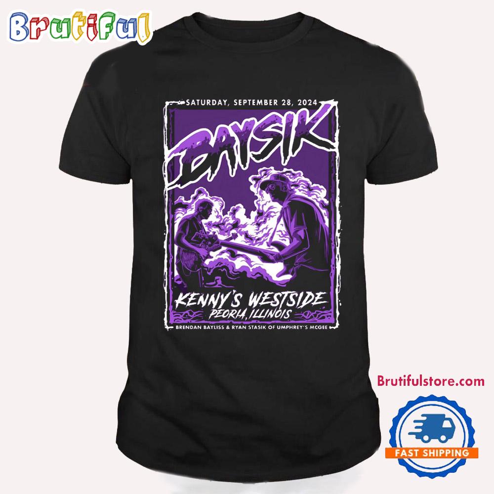 BAYSIK of Umphrey's McGee Tour At Kenny's Westside Peoria IL 2024 T Shirt