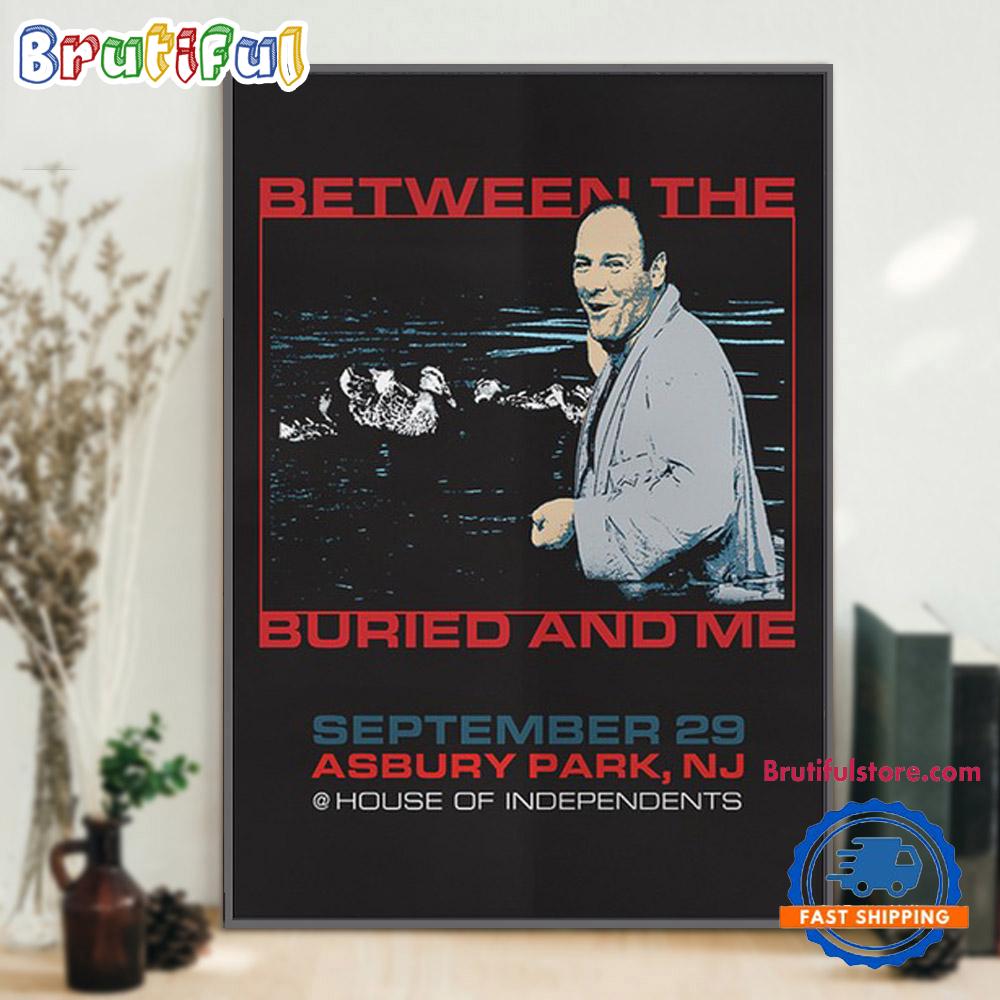 Between The Buried And Me September 29 2024 Asbury Park NJ Concert Poster Canvas