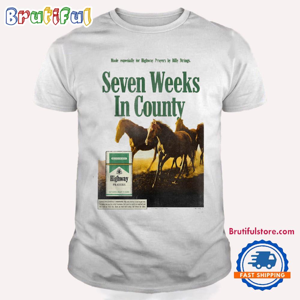 Billy Strings New Single Seven Weeks In County On September 20 2024 T Shirt