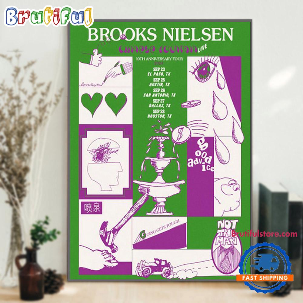 Brooks Nielsen Chinese Fountain 10th Anniversary Show Wall Art Poster Canvas