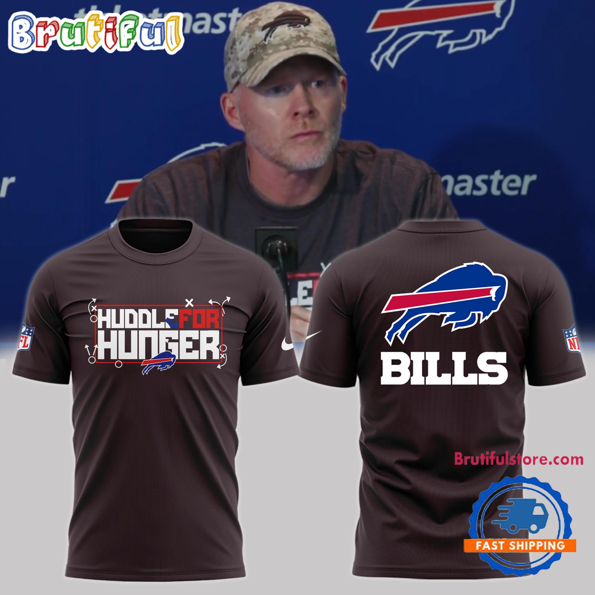 Buffalo Bills Huddle For Hunger T Shirt