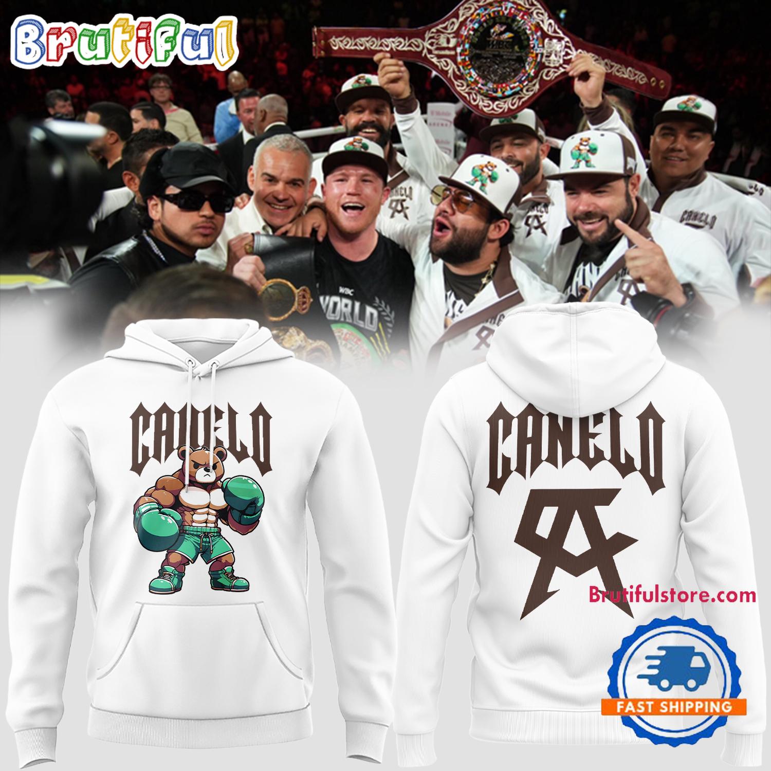 Canelo Alvarez 3D Shirt, Canelo Bear All OVer Print Hoodie