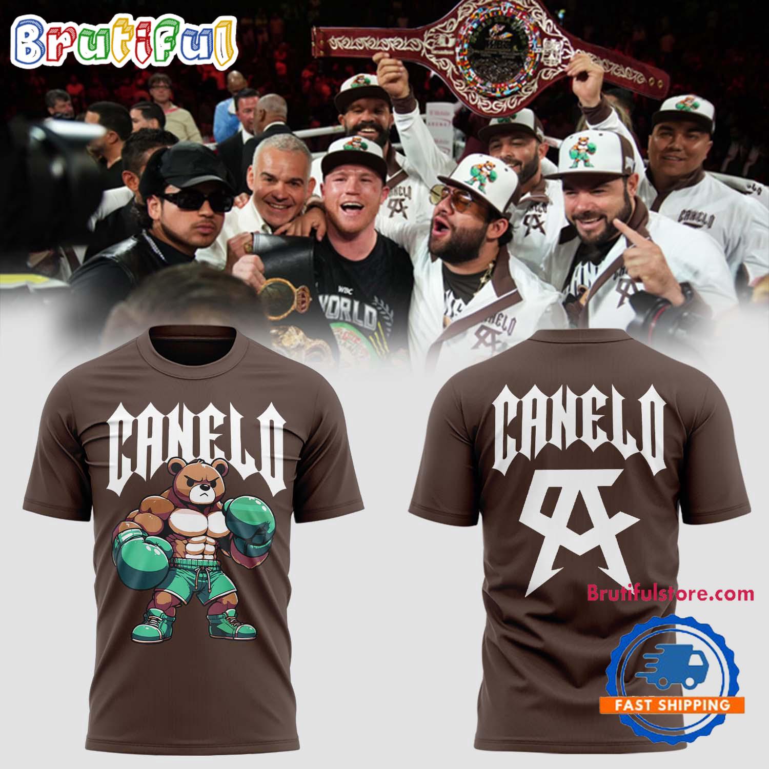 Canelo Alvarez 3D Shirt, Canelo Bear All OVer Print Shirts