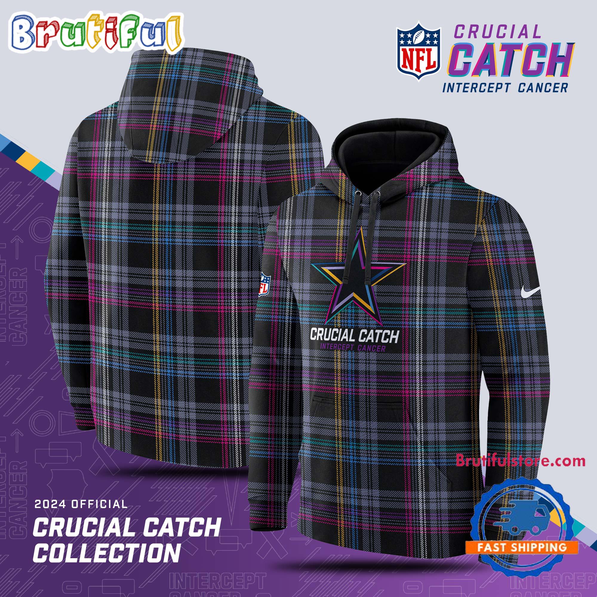 Dallas Cowboys 2024 NFL Crucial Catch Hoodie