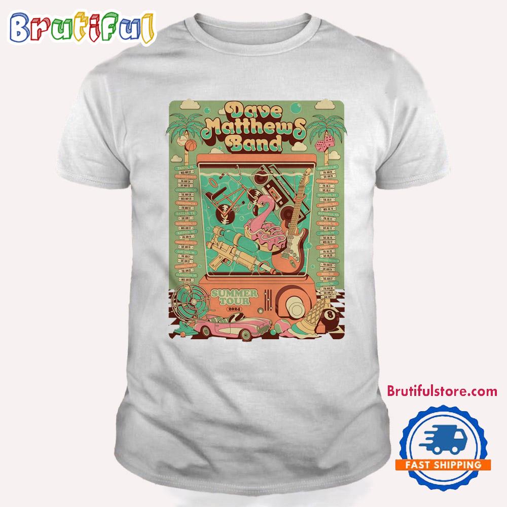 Dave Matthews Band Summer Tour 2024 Concert T Shirt