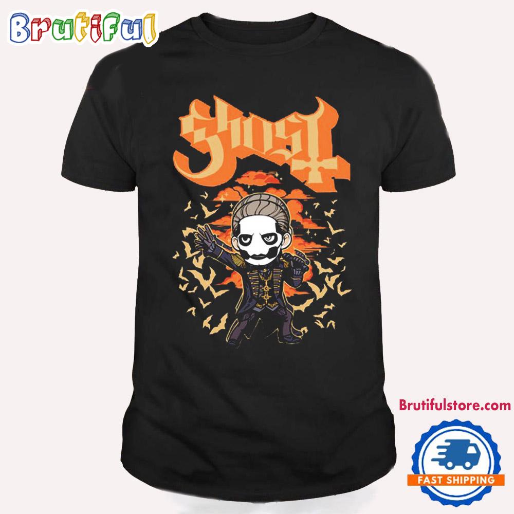 Ghost Band Orange Bat Toddler 2024 T Shirt