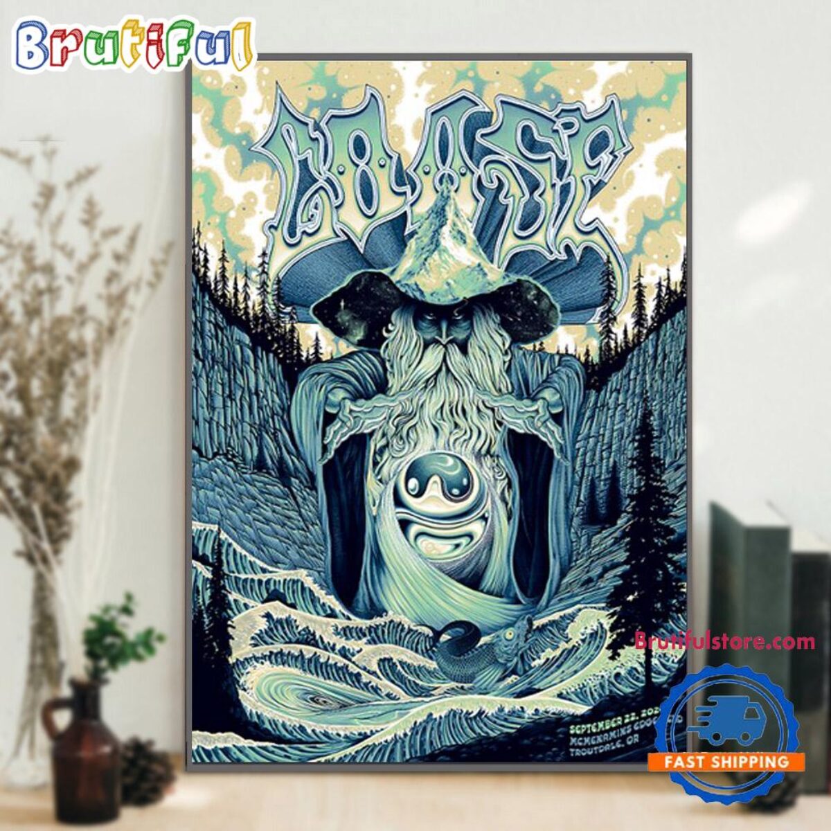 GIMME 5 大型アートポスター Goose 2024 McMenamins Edgefield Troutdale, OR Band Tour Wall Art