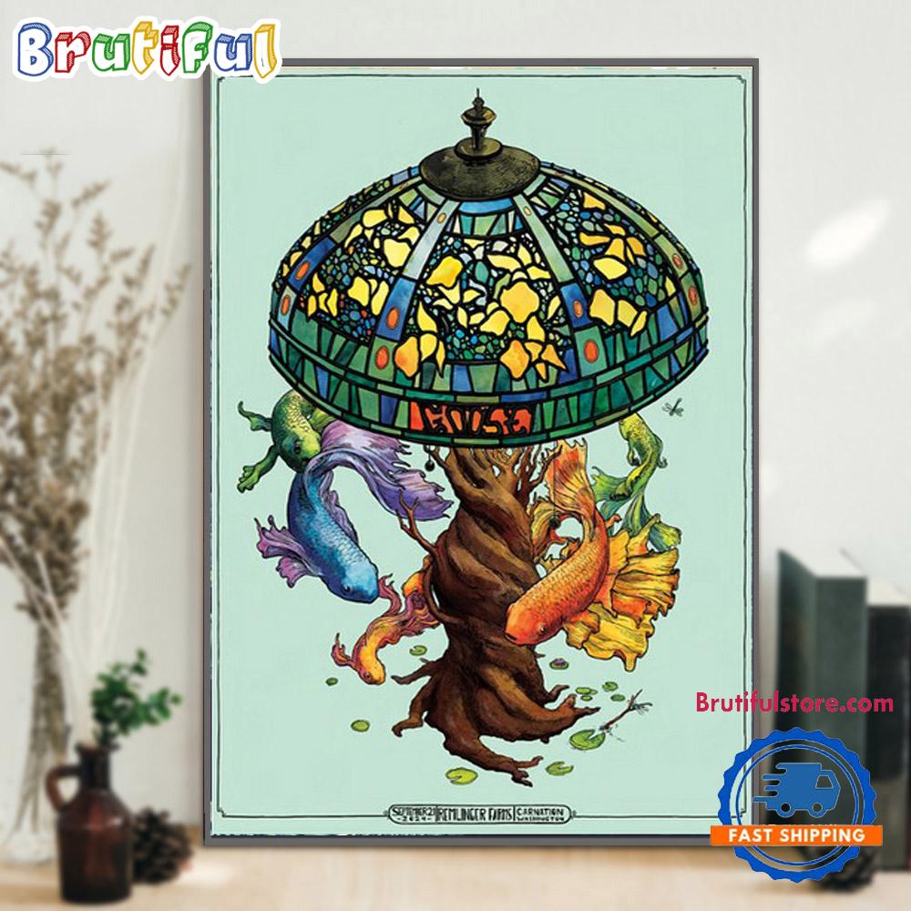 Goose The Band 2024 Remlinger Farms, Carnation, WA Band Event Wall Art Poster Canvas