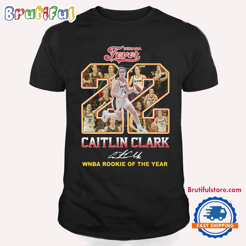 Indiana Fever Caitlin Clark WNBA Rookie Of The Year T Shirt