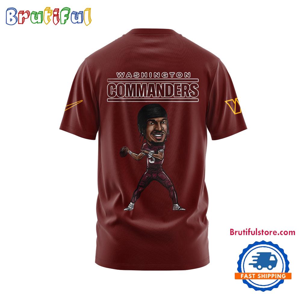 Jayden Daniels Washington Commanders Pops 3D Shirt