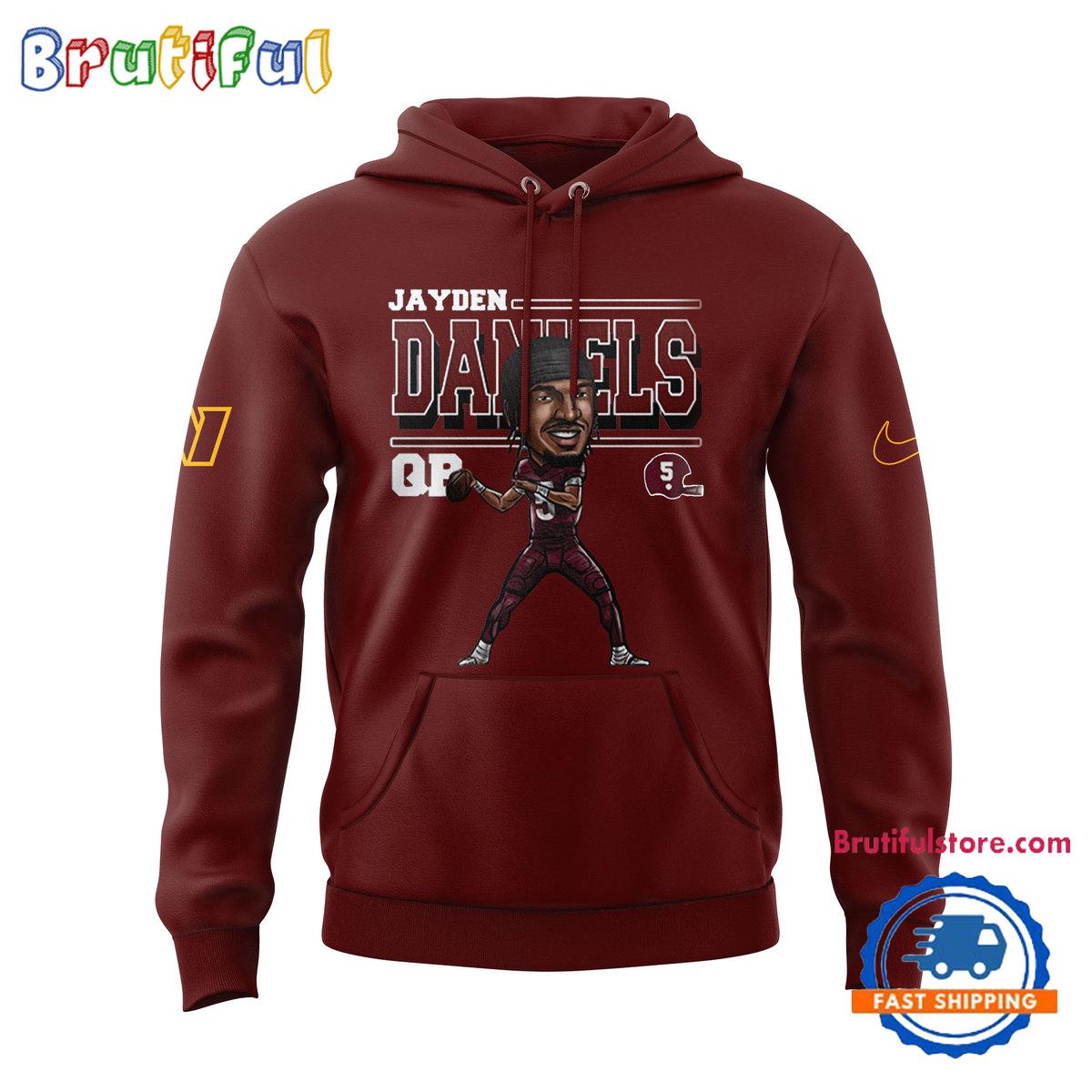 Jayden Daniels Washington Commanders Pops Hoodie Shirt