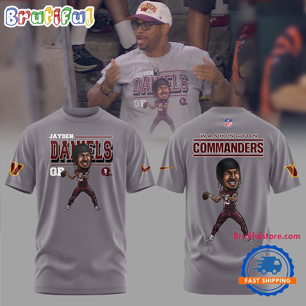 Jayden Daniels Washington Commanders Pops T Shirt