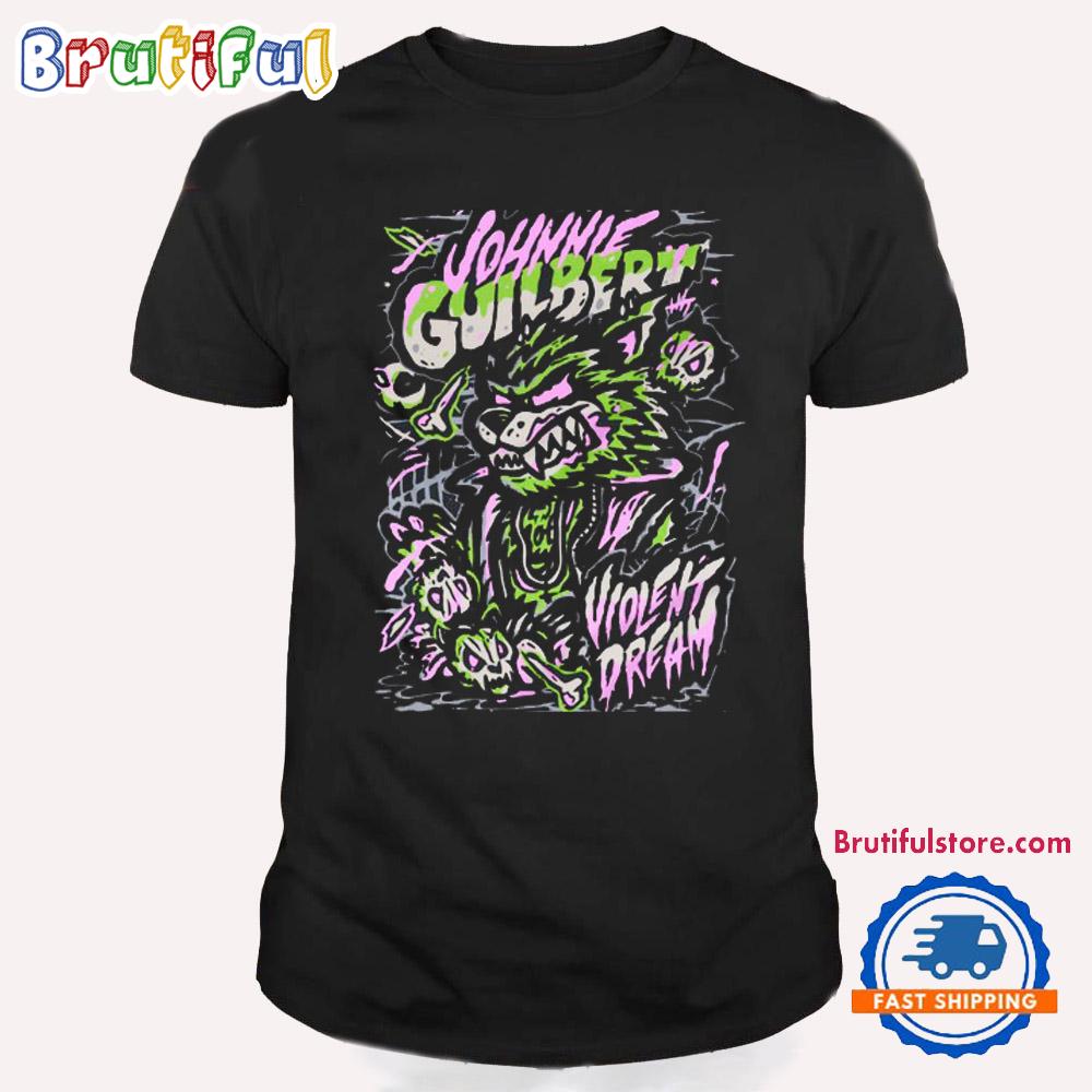Johnnie Guilbert Violent Dream Purple T Shirt