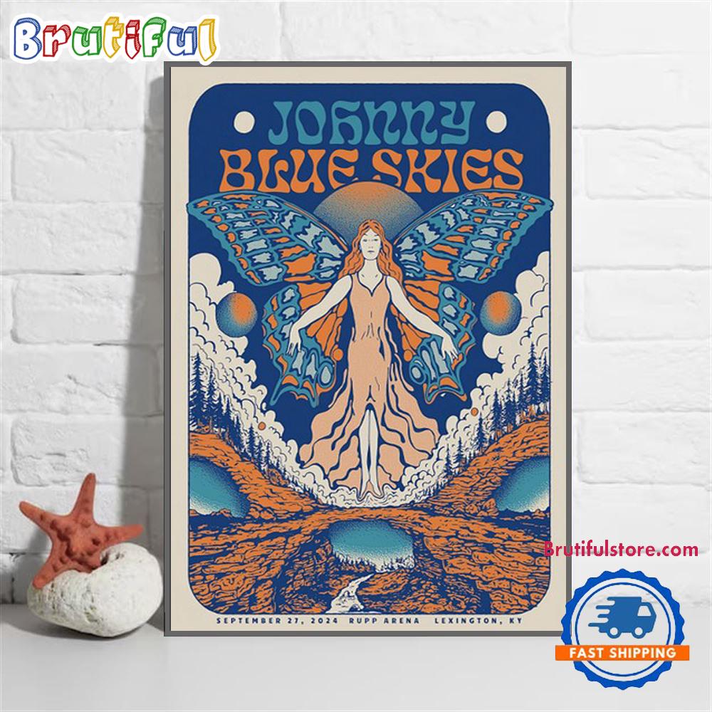 Johnny Blue Skies September 27 2024 Live In Rupp Arena Lexington KY Wall Art Poster Canvas