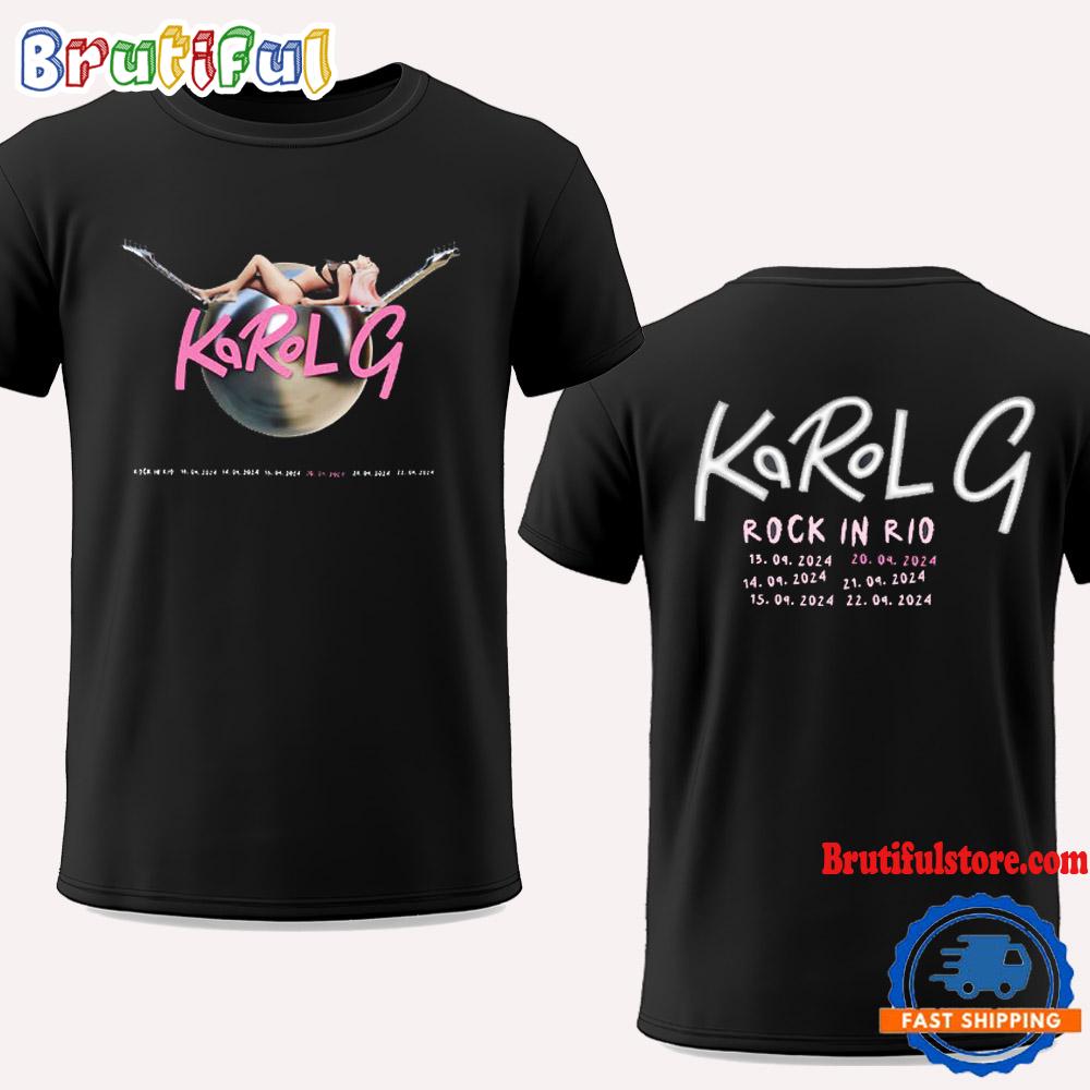 Karol G Rock In Rio Concert Tour T Shirt