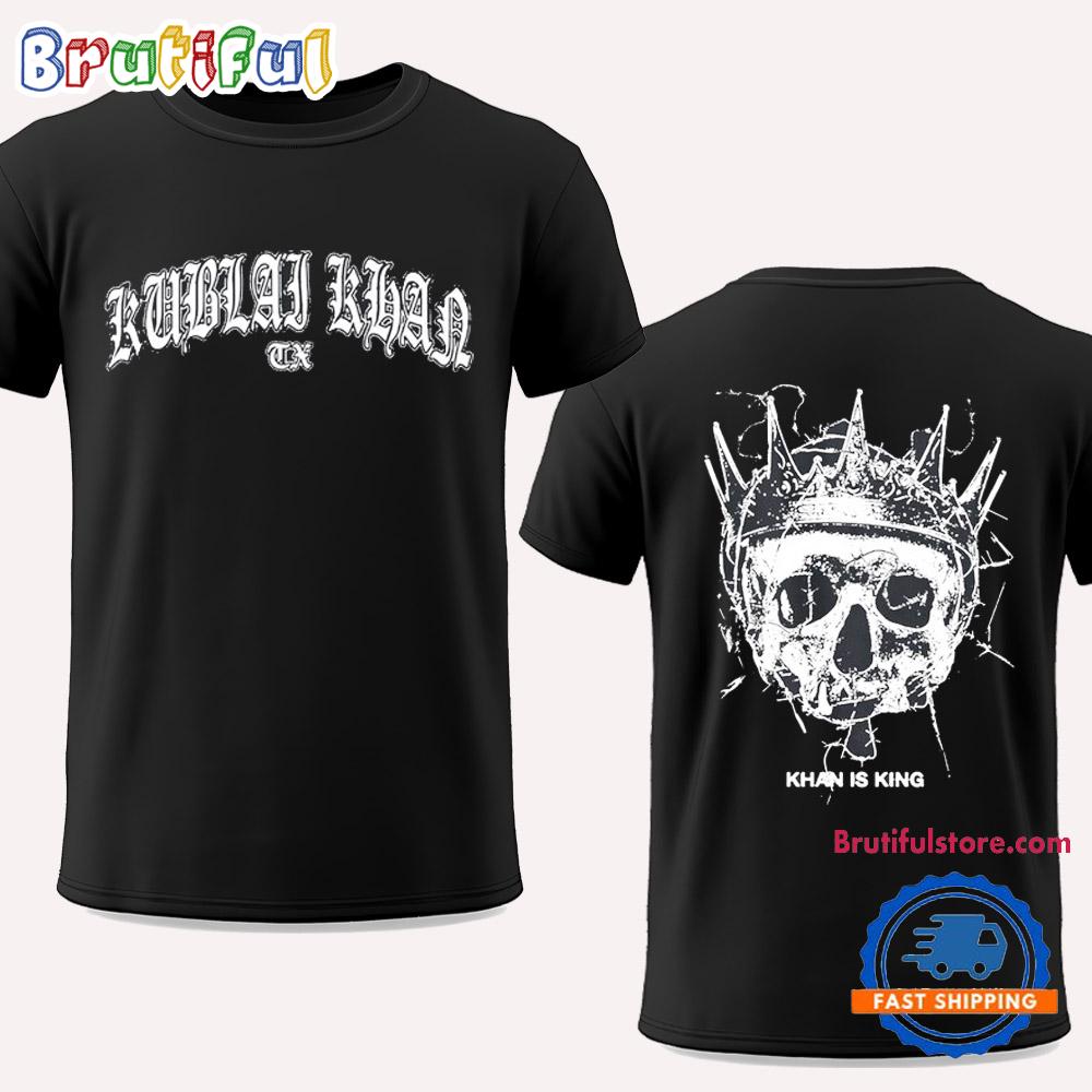Kublai Khan TX Khan Is King 2024 Vitage T Shirt