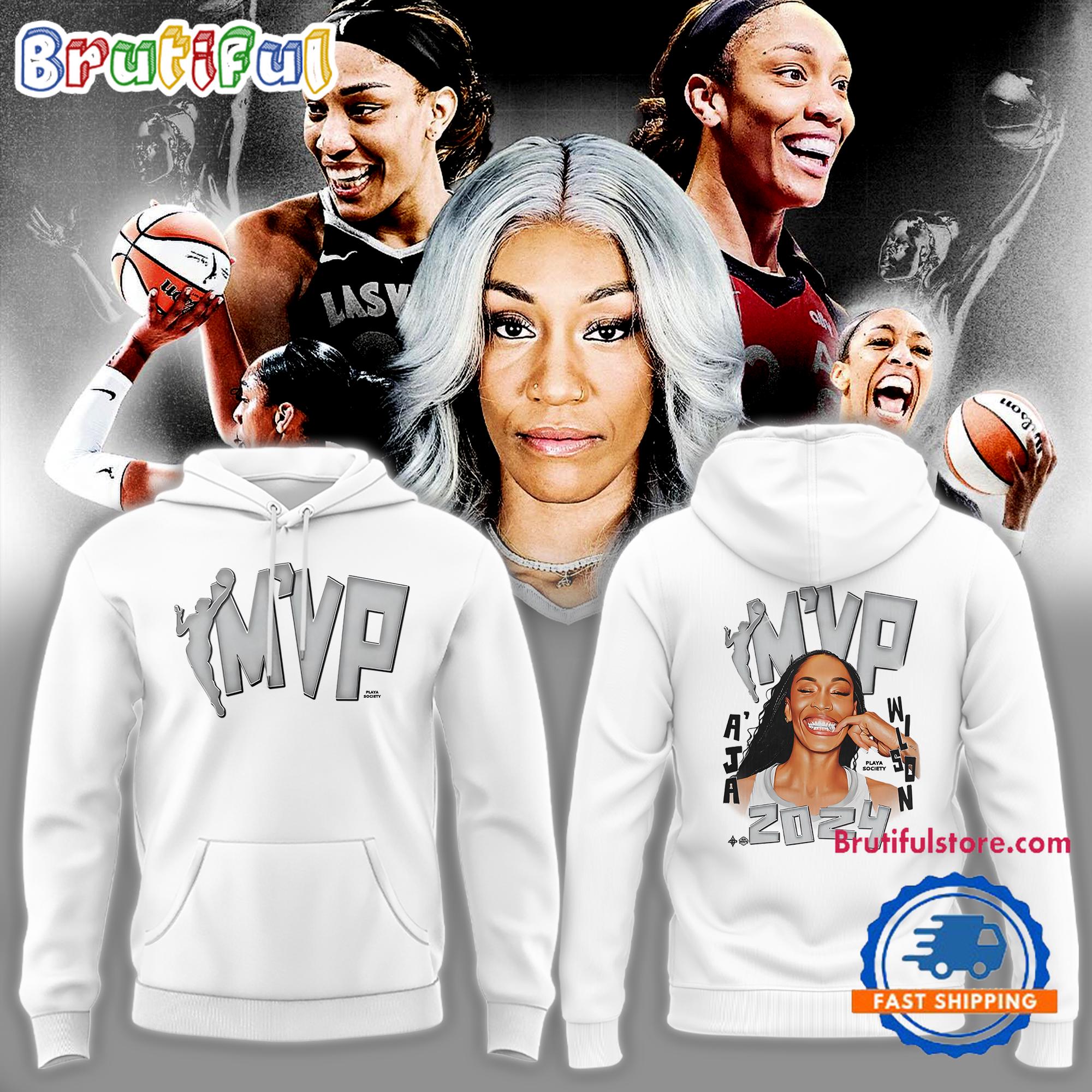 Las Vegas Aces Wilson 2024 WNBA MPV 3D Hoodie