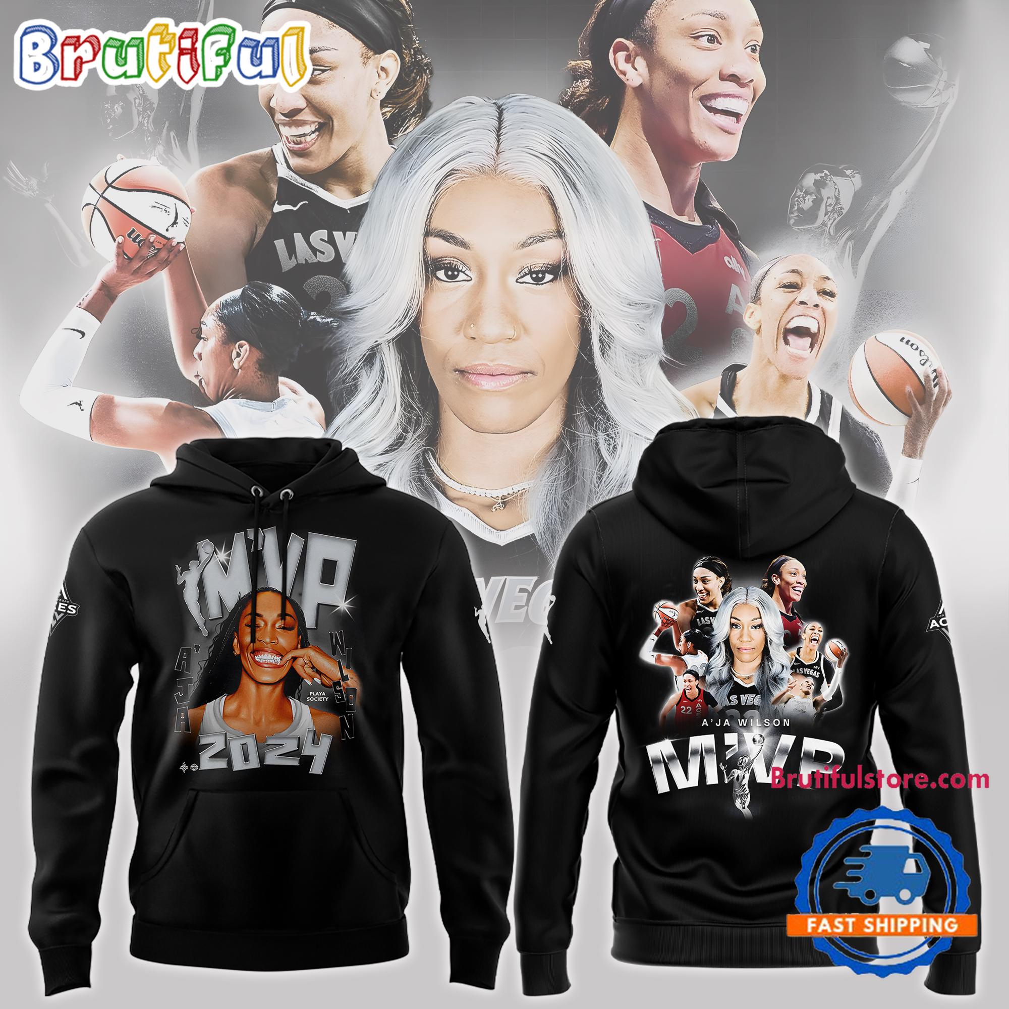 Las Vegas Aces Wilson 2024 WNBA MPV Hoodie