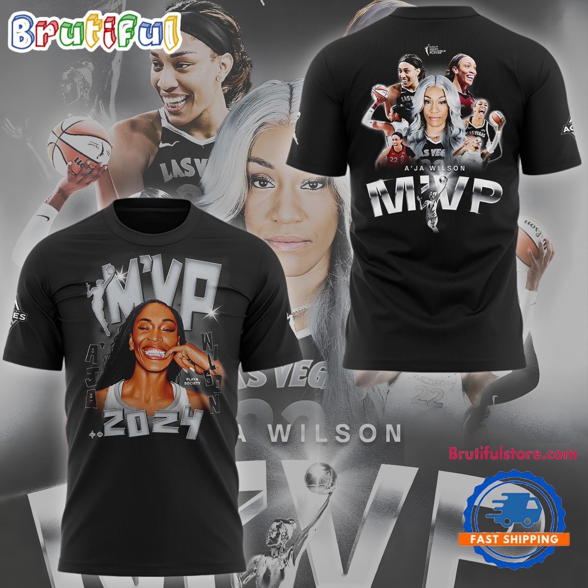 Las Vegas Aces Wilson 2024 WNBA MPV T Shirt