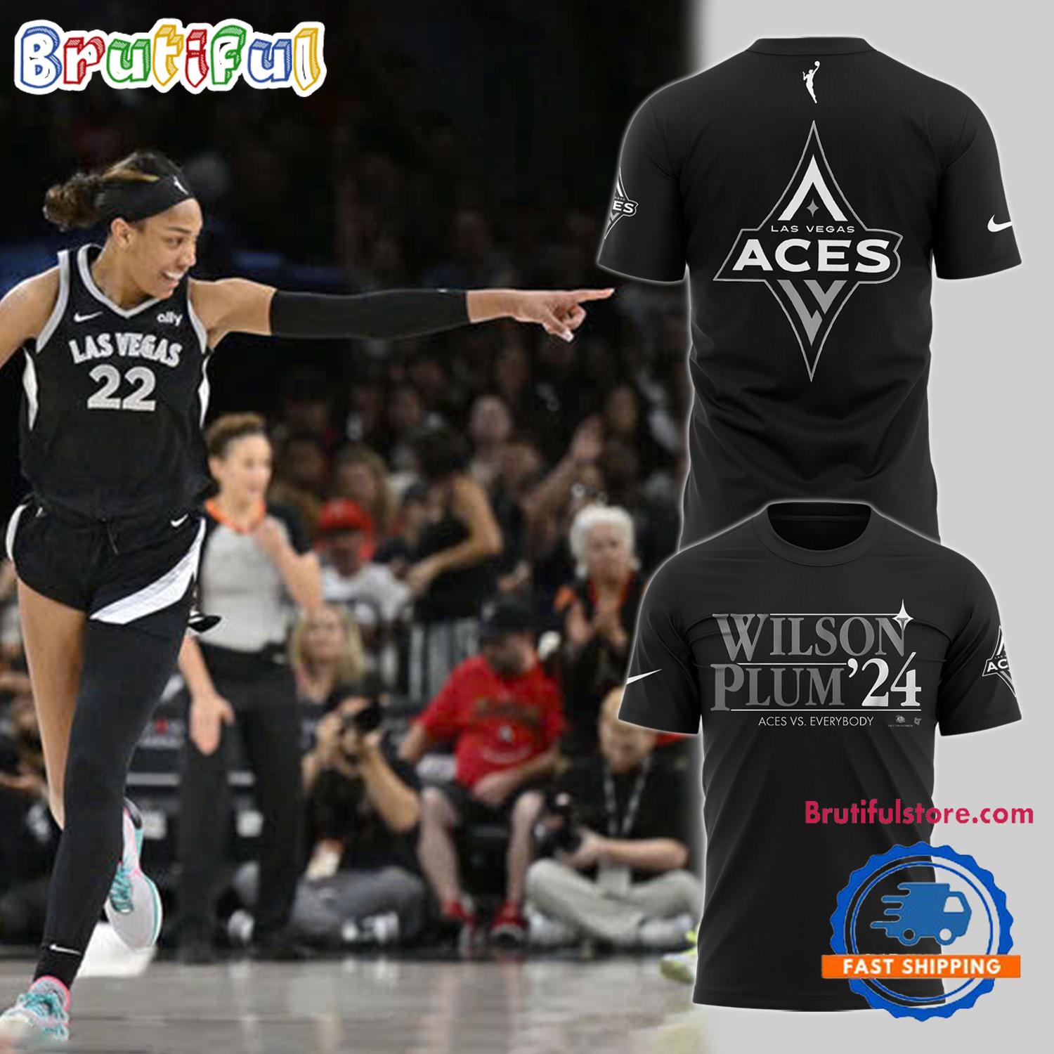 Las Vegas Aces Wilson 2024 WNBA T Shirt