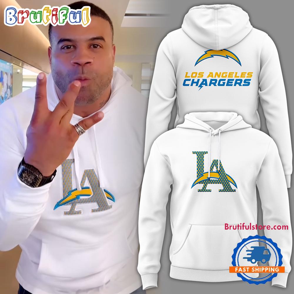 Los Angeles Chargers NFL 2024 New White Hoodie