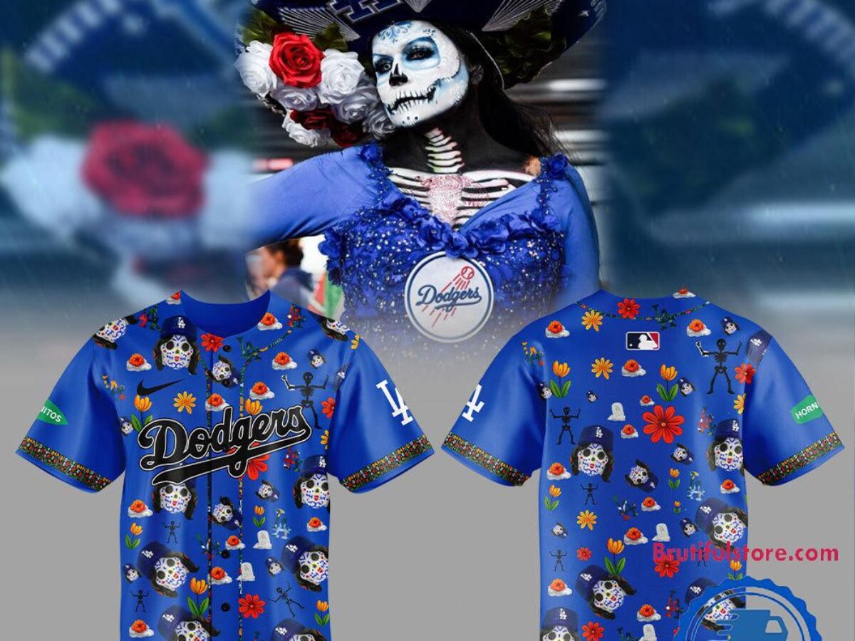 Los Angeles Dodgers Dia De Los 2024 Jersey Shirt