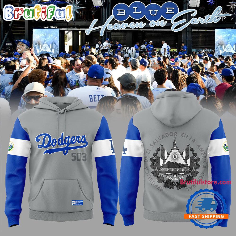 Los Angeles Dodgers Salvadoran Heritage Night Salvador Hoodie