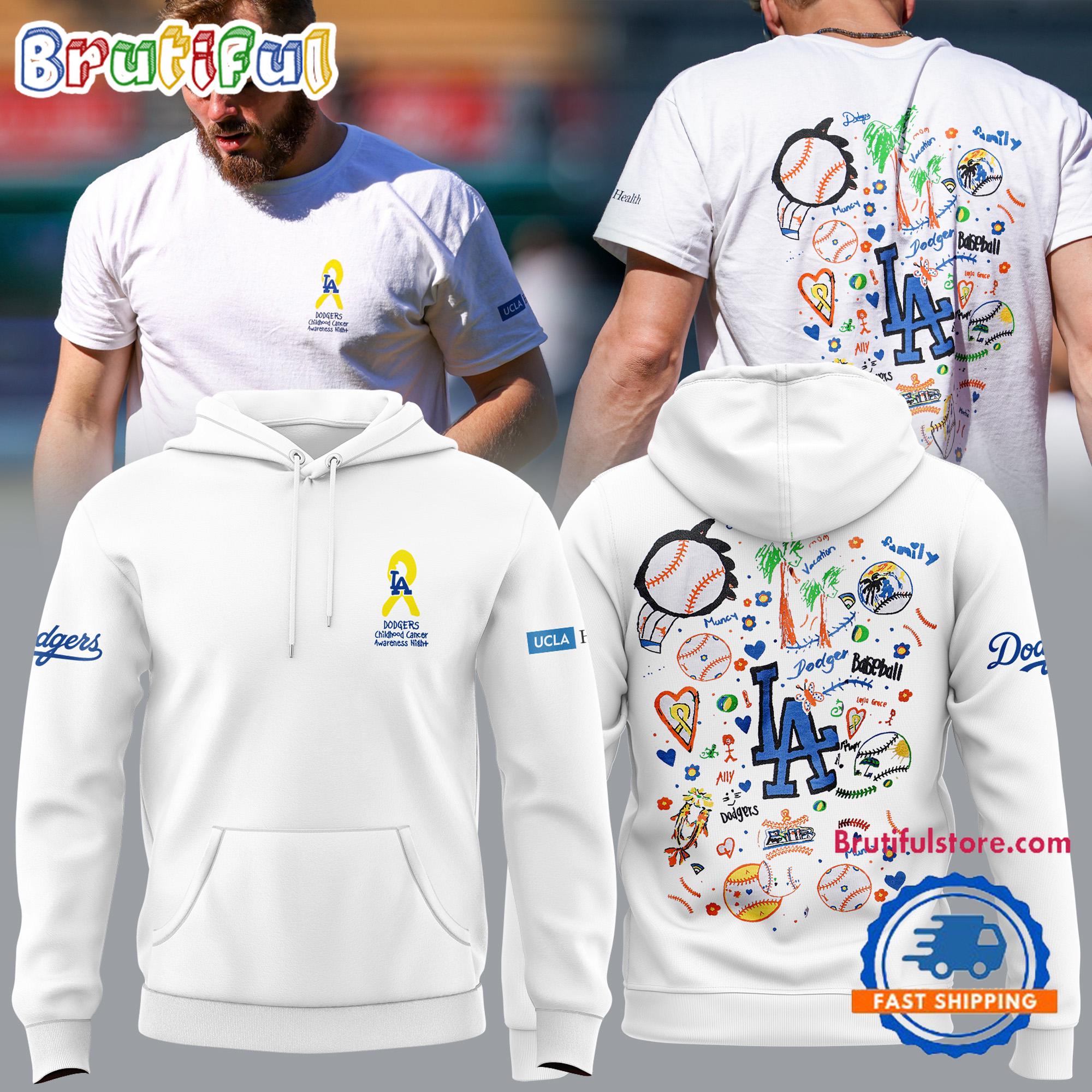 Los Angeles Dodgers UCLA Health Childhood Cancer Awareness Night Hoodie