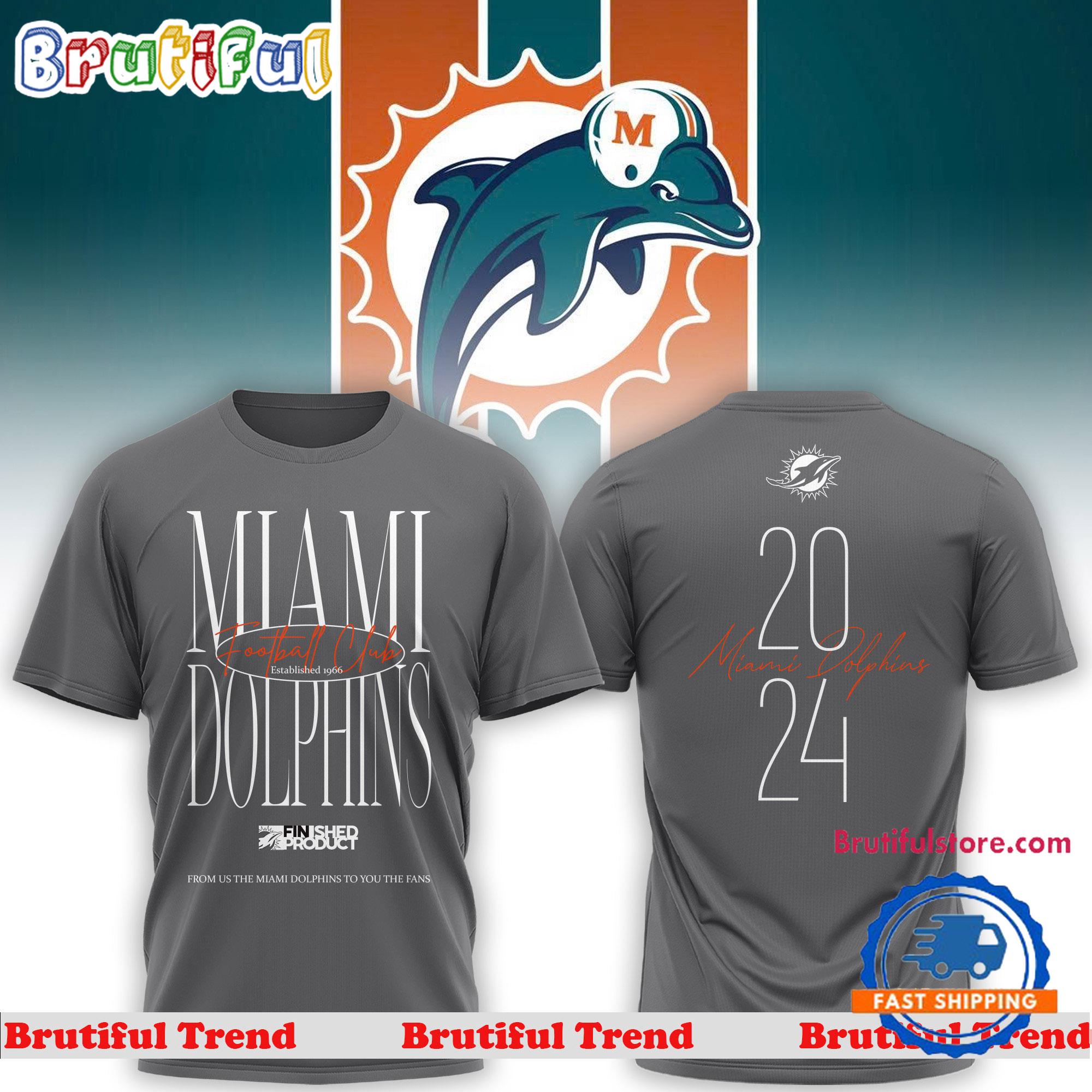 Miami Dolphins NFL 2024 Football Club T Shirt