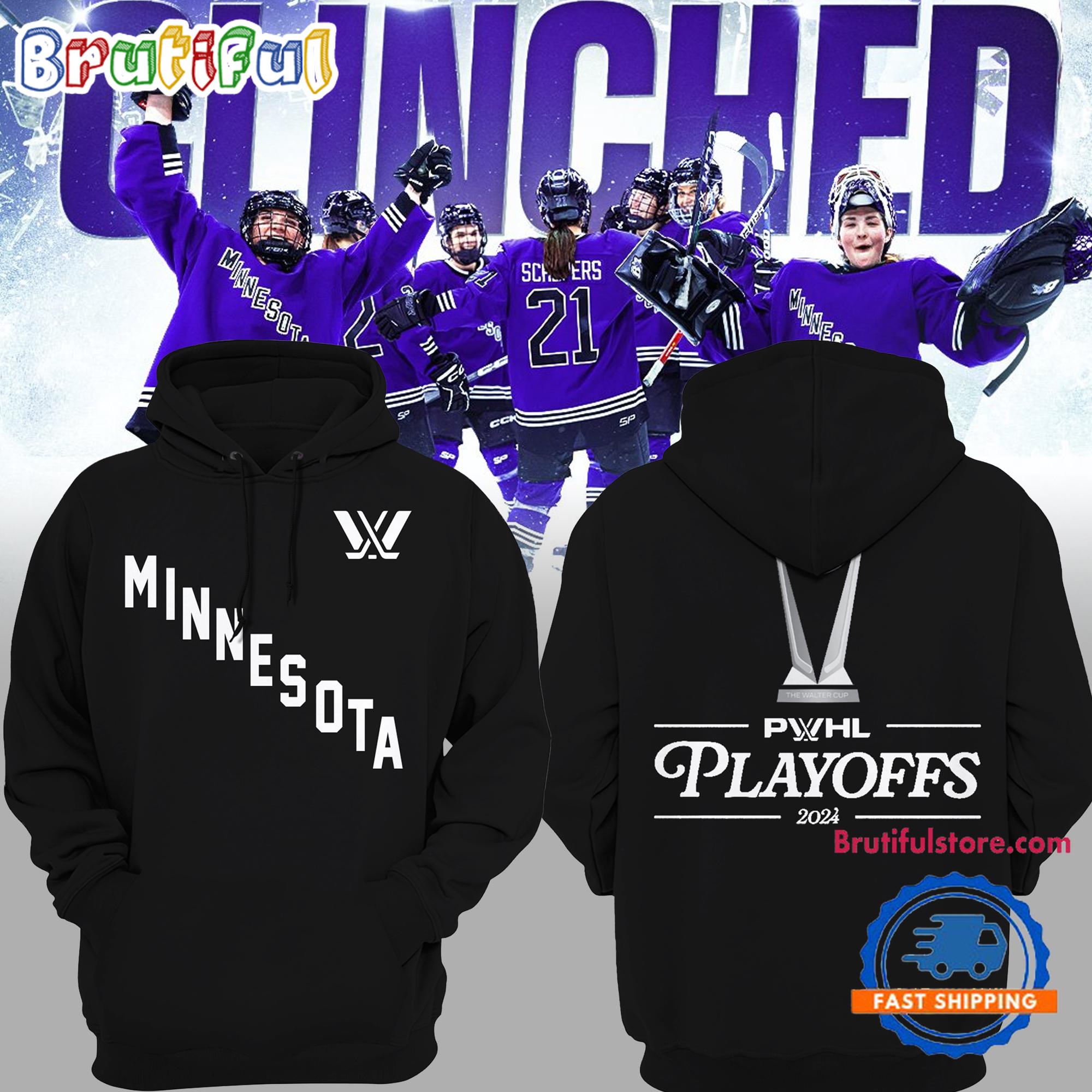 Minnesota Frost PWHL Women's Hockey League Playoff 2024 3D Shirt
