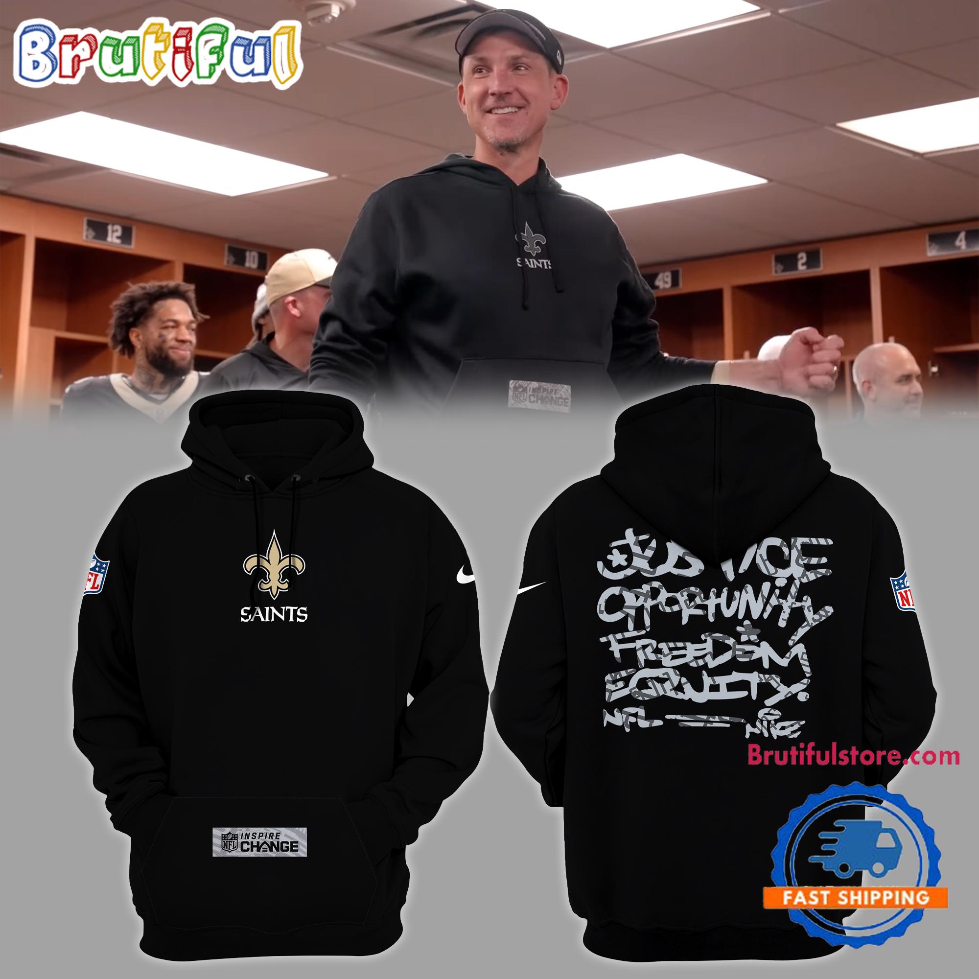 New Orleans Saints 2024 NFL Coach Hoodie