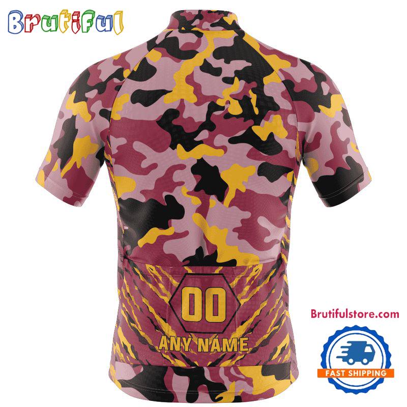 NFL Arizona Cardinals Football Team Colorful Camo Cycling Jersey