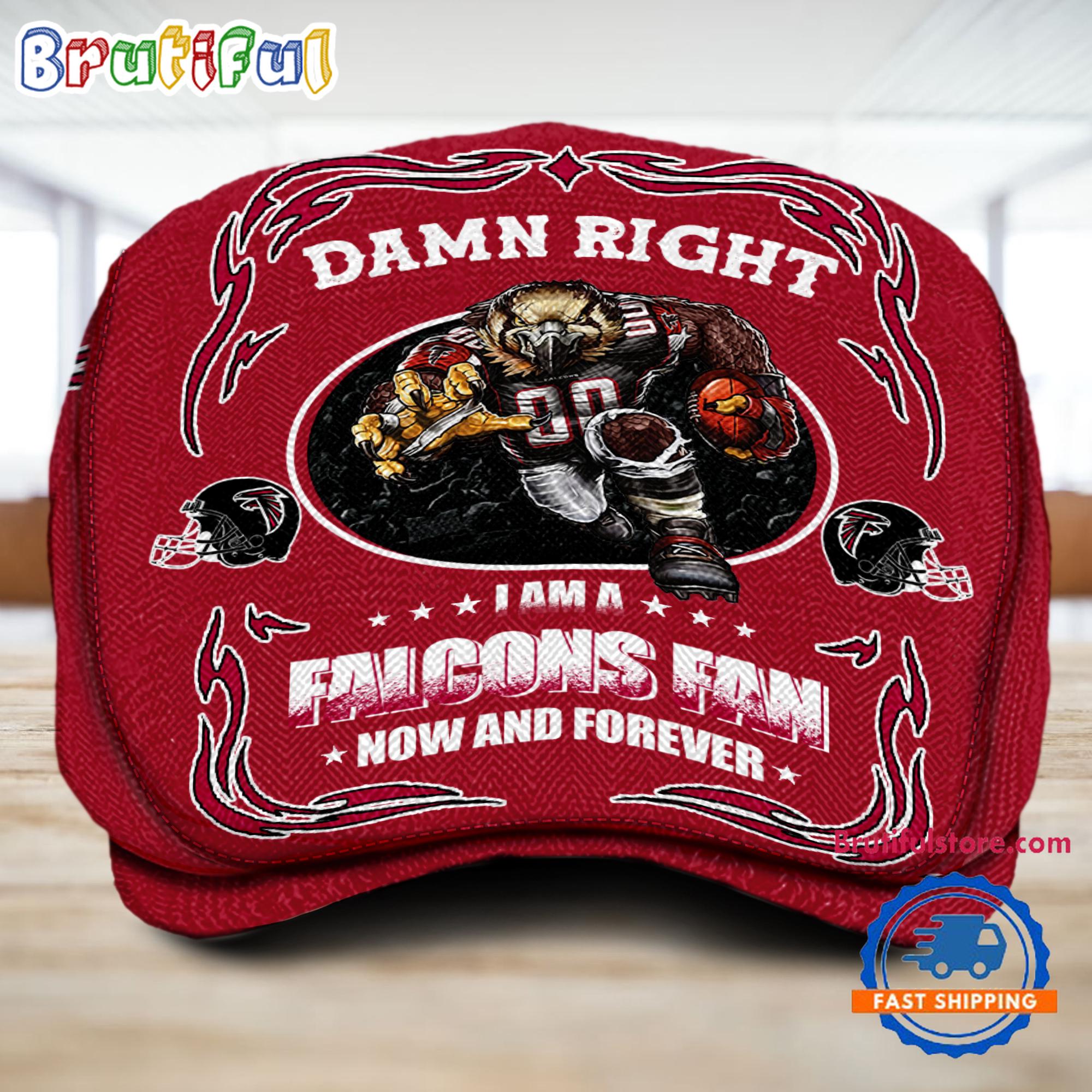 NFL Atlanta Falcons Mascot Football Fans Custom Jeff Cap