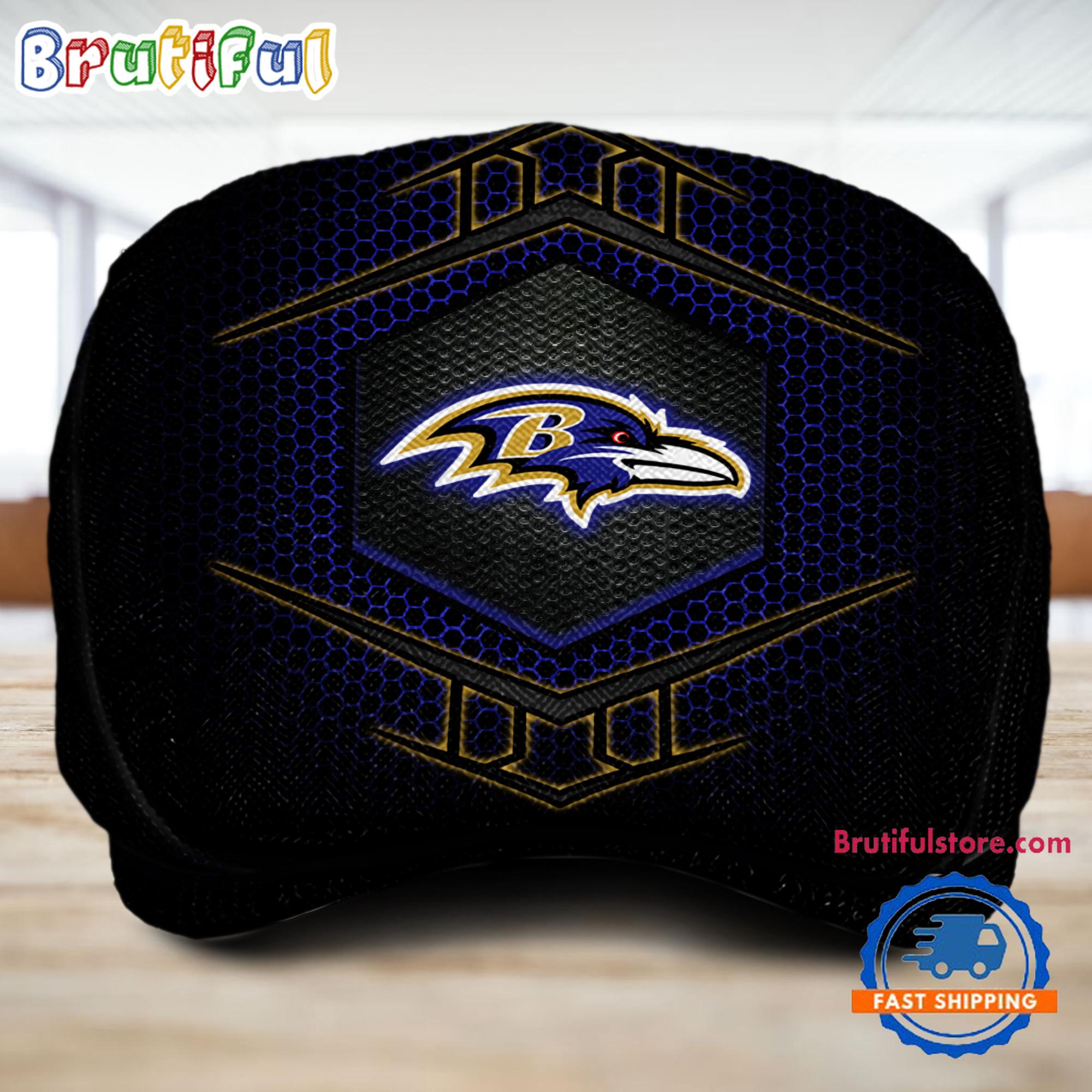 NFL Baltimore Ravens Classic Jeff Cap, Football Team Versatile Jeff Cap